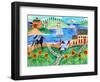 Cottage By The Sea-Cheryl Bartley-Framed Giclee Print