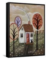 Cottage Cat 2-Karla Gerard-Framed Stretched Canvas