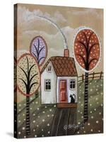 Cottage Cat 2-Karla Gerard-Stretched Canvas