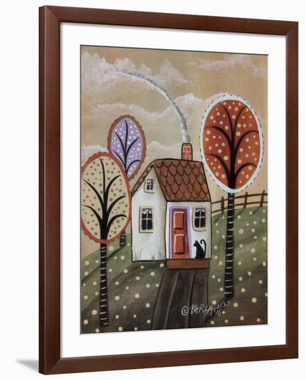 Cottage Cat 2-Karla Gerard-Framed Giclee Print