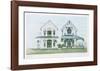Cottage City-Mary Faulconer-Framed Limited Edition