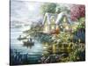 Cottage Cove-Nicky Boehme-Stretched Canvas