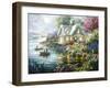 Cottage Cove-Nicky Boehme-Framed Premium Giclee Print