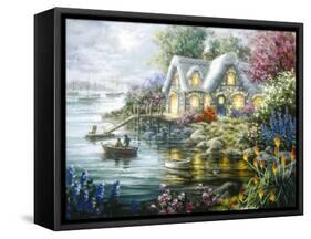 Cottage Cove-Nicky Boehme-Framed Stretched Canvas