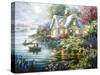 Cottage Cove-Nicky Boehme-Stretched Canvas