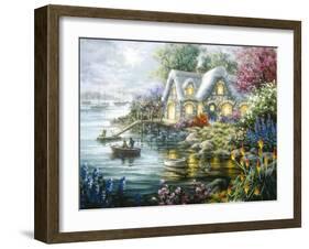 Cottage Cove-Nicky Boehme-Framed Giclee Print