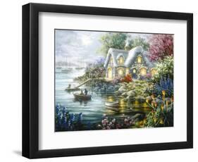 Cottage Cove-Nicky Boehme-Framed Giclee Print