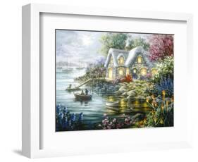 Cottage Cove-Nicky Boehme-Framed Giclee Print