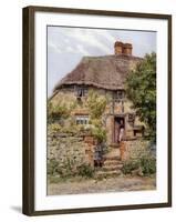 Cottage Door, Amberley, Sussex-Alfred Robert Quinton-Framed Giclee Print