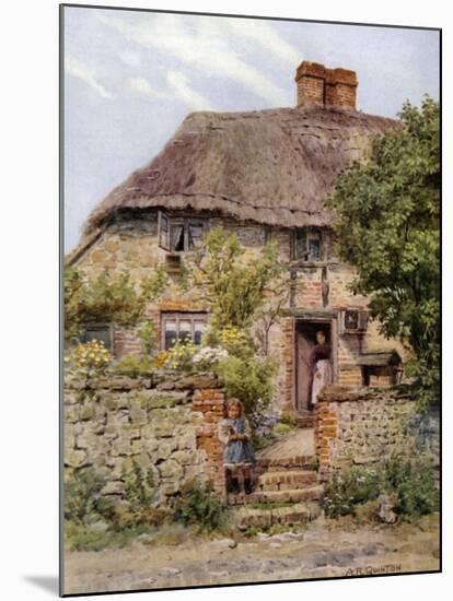 Cottage Door, Amberley, Sussex-Alfred Robert Quinton-Mounted Giclee Print