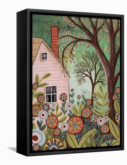 Cottage Garden 1-Karla Gerard-Framed Stretched Canvas