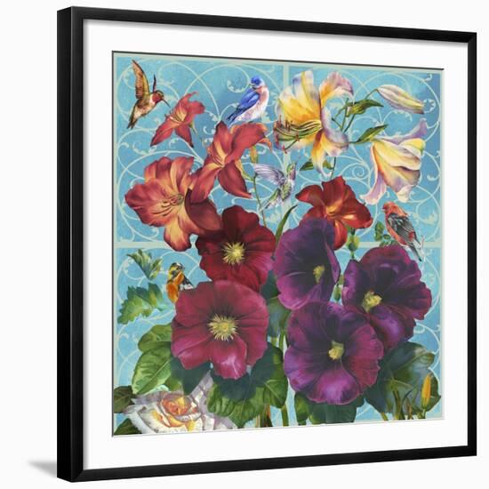 Cottage Garden Gate-Bill Jackson-Framed Giclee Print