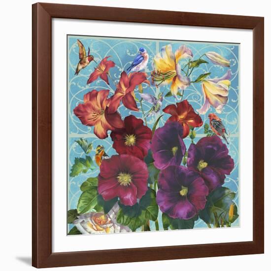 Cottage Garden Gate-Bill Jackson-Framed Giclee Print