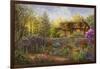 Cottage Garden in Full Bloom-Nicky Boehme-Framed Giclee Print