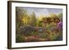 Cottage Garden in Full Bloom-Nicky Boehme-Framed Giclee Print