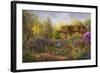 Cottage Garden in Full Bloom-Nicky Boehme-Framed Giclee Print