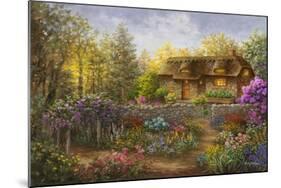 Cottage Garden in Full Bloom-Nicky Boehme-Mounted Giclee Print