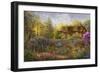 Cottage Garden in Full Bloom-Nicky Boehme-Framed Giclee Print