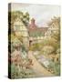 Cottage Garden-Thomas Nicholson Tyndale-Stretched Canvas