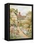 Cottage Garden-Thomas Nicholson Tyndale-Framed Stretched Canvas