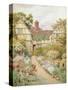 Cottage Garden-Thomas Nicholson Tyndale-Stretched Canvas