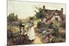 Cottage Garden-Ernest Walbourn-Mounted Giclee Print