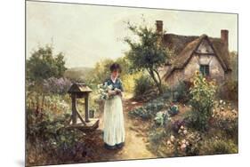 Cottage Garden-Ernest Walbourn-Mounted Giclee Print