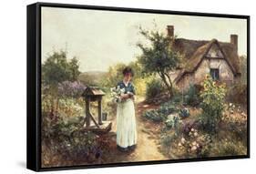 Cottage Garden-Ernest Walbourn-Framed Stretched Canvas