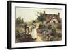 Cottage Garden-Ernest Walbourn-Framed Giclee Print