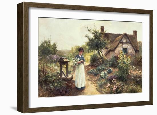 Cottage Garden-Ernest Walbourn-Framed Giclee Print