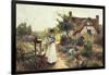 Cottage Garden-Ernest Walbourn-Framed Giclee Print