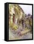 Cottage Garden-Harold Swanwick-Framed Stretched Canvas