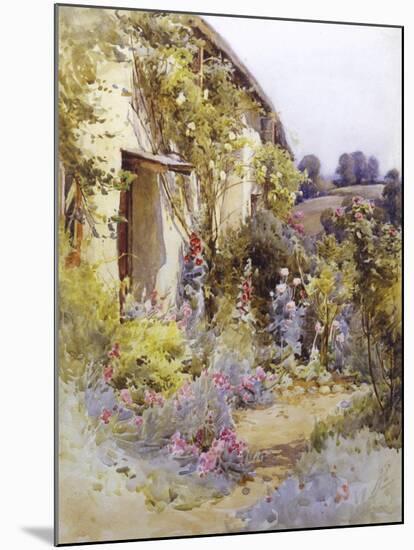 Cottage Garden-Harold Swanwick-Mounted Giclee Print