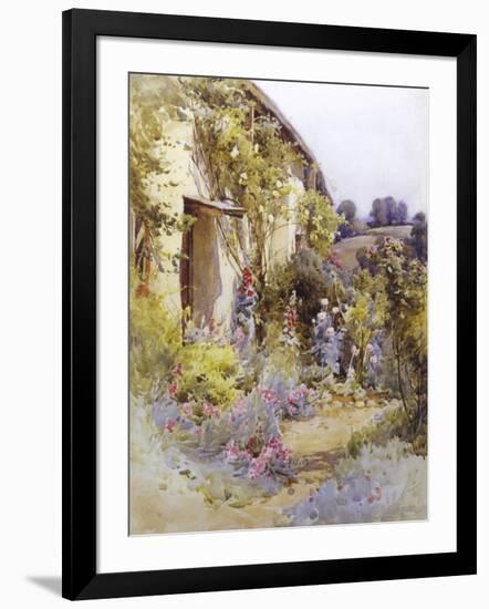 Cottage Garden-Harold Swanwick-Framed Giclee Print