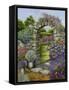 Cottage Garden-Janet Pidoux-Framed Stretched Canvas