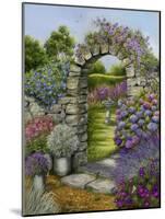 Cottage Garden-Janet Pidoux-Mounted Giclee Print