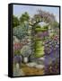 Cottage Garden-Janet Pidoux-Framed Stretched Canvas