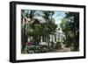 Cottage Gardens, Natchez, Mississippi-null-Framed Art Print