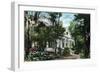 Cottage Gardens, Natchez, Mississippi-null-Framed Art Print