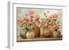 Cottage Geraniums-Julia Purinton-Framed Art Print