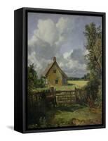 Cottage in a Cornfield, 1833-John Constable-Framed Stretched Canvas