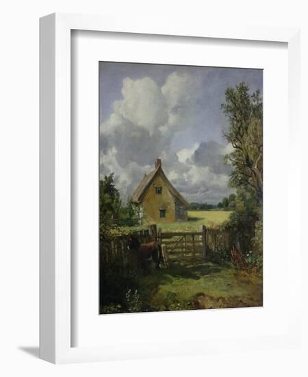 Cottage in a Cornfield, 1833-John Constable-Framed Premium Giclee Print