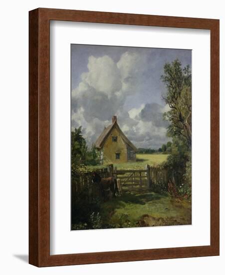 Cottage in a Cornfield, 1833-John Constable-Framed Giclee Print