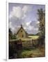 'Cottage in a Cornfield', 1833-John Constable-Framed Premium Giclee Print