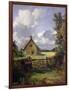 'Cottage in a Cornfield', 1833-John Constable-Framed Premium Giclee Print