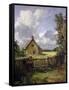 'Cottage in a Cornfield', 1833-John Constable-Framed Stretched Canvas