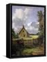 'Cottage in a Cornfield', 1833-John Constable-Framed Stretched Canvas