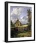 'Cottage in a Cornfield', 1833-John Constable-Framed Giclee Print