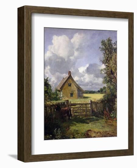 'Cottage in a Cornfield', 1833-John Constable-Framed Giclee Print