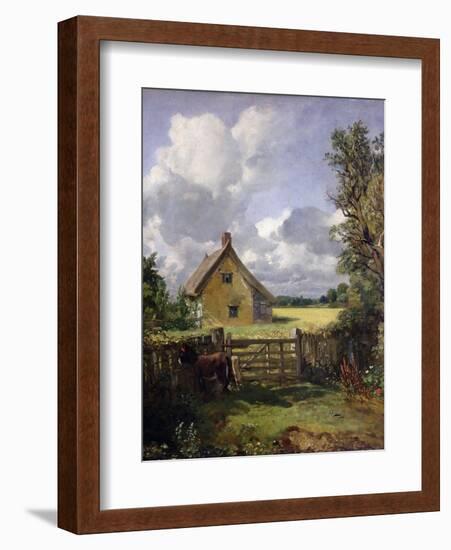 'Cottage in a Cornfield', 1833-John Constable-Framed Giclee Print